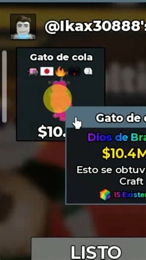 DEBERÍA DAR CASI TODA MI BASE POR ESTE COLA CAT RAINBOW🤔 #shorts #stealabrainrot #roblox