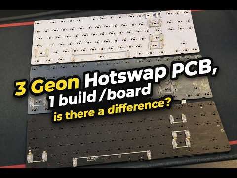 3 Geon Hotswap PCB | 1 Build | F1-8X V2