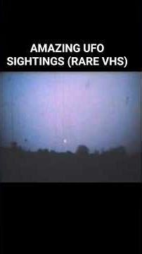 UFO sightings 1990s (RARE VHS) #uap #alien #shorts #flyingsaucer #ufo #extraterrestrial