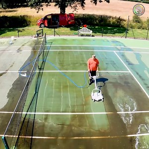 67M views · 34K reactions | REVIVING a TENNIS COURT | Mr. Jet Washing | Facebook