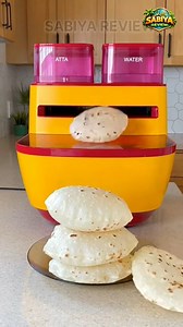 🍞🔥 Automatic Roti Making Machine Fresh rotis made easy at home. #kitchen #homegadgets #smartgadget #videocontent #fbreels | Sabiya Review