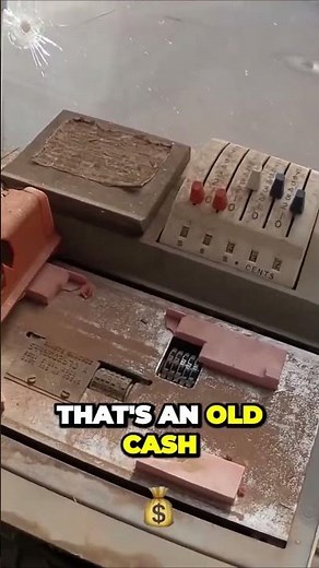 This was an old credit card machine!