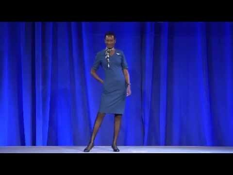 United — Taking to the runway in new uniforms