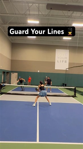 Windows will open when you guard your lines #pickleballhighlights #pickleball #pickleballaddict #fit