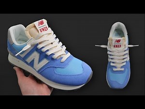 HOW TO LOOSELY LACE NEW BALANCE 574 — Easy Loose Lace Tutorial