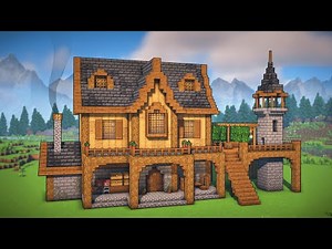Minecraft: How To Build a Medieval Survival House | Tutorial