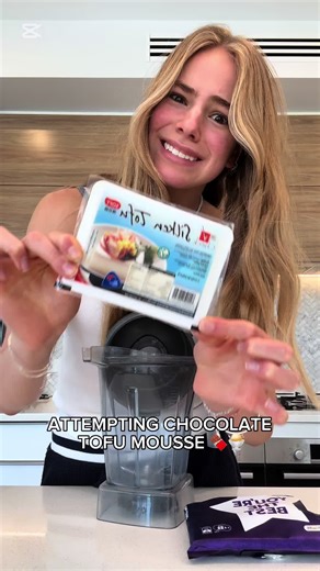 savannah🌞 (@savannahblewden) - Delicious Tofu Chocolate Mousse Recipe | High Protein Dessert