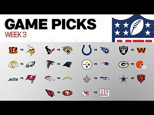 NFL Week 3 Game Picks
