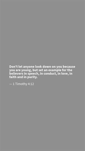 1 Timothy 4:12 | Lead by Example | Alexi Castro