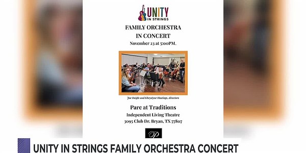 Unity in Strings family orchestra prepares for holiday concert