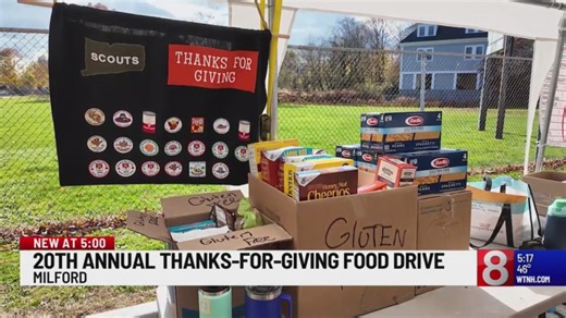 Milford scout troops holding 20th annual food drive
