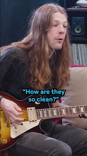 A quick lesson on how to mute your strings while shredding from @cooperboyd3341 🎸 #guitarlesson