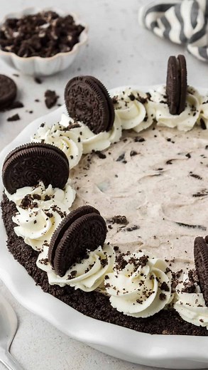 Here’s why 👇 I was scared to share this Oreo Pie recipe because once you make it, you’ll never stop! It has a creamy, thick filling and a homemade Oreo crust that tastes better than anything store-bought. I tested different versions to get the perfect recipe, and now I’m sharing it with you! ✨ Comment “recipe” and I’ll send it your way! https://thefirstyearblog.com/no-bake-oreo-pie/ #nobakepie #oreopie #thanksgiving | The First Year