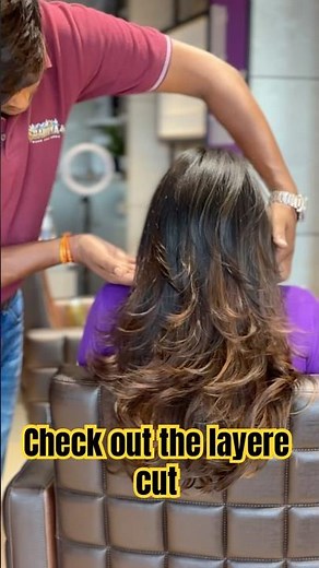 Long Layer Hair Cut 💇‍♀️ Easy Technique | Salon Professional Method #haircut #frontlayerhaircut