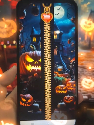 Halloween Themed Zipper Wallpapers for Your Devices