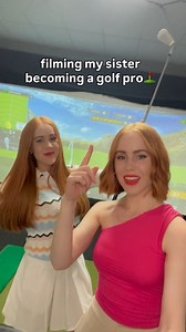 Day 1 of my sister learning golf, and she loved her 1st lesson w/ @golftec . They have incredible technology and coaches to help you learn easier and faster!! LETSSSS GOOOO!!! | GOLFTEC