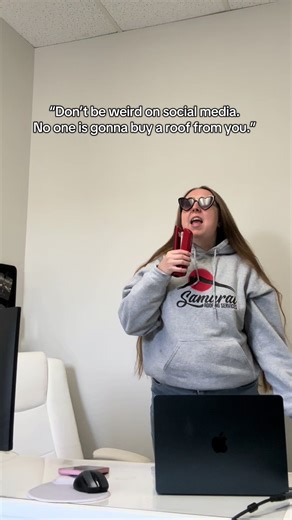 Social Media Tips: Don't Be Weird When Selling Roofing