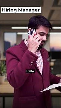 How to Answer a Telephonic Interview Professionally😛#ytshorts #interview