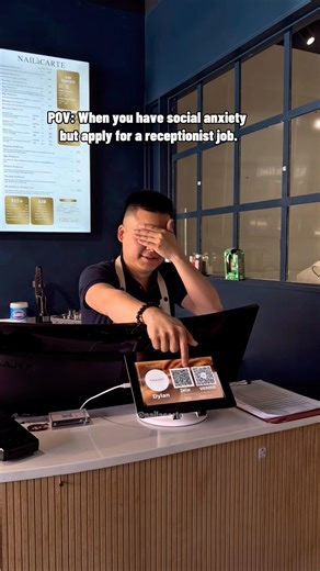 When You Have Social Anxiety… But Work the Front Desk 💀 | Receptionist POV