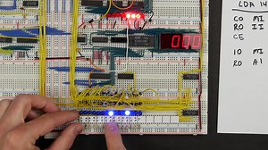 【用面包板制作8-bit计算机】【37】8-bit CPU control logic: Part 2 生肉