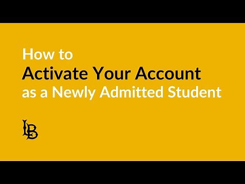How to Activate Your Account (Newly Admitted Students)