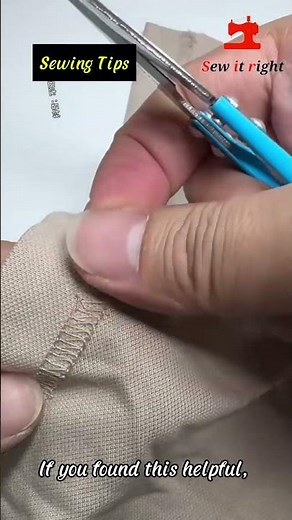 Quick Tip: How to Remove Stitches Easily with Thread Clippers | Sewing for Beginners|Sew it right