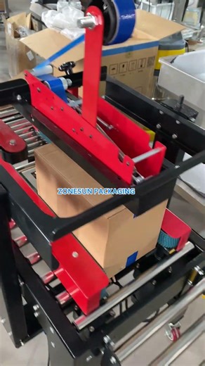 Carton Box Taping Machine | Top and bottom sealing