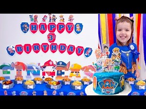 PAW PATROL party ideas | Paw patrol birthday party DIY cake, decoration, party bags and games!