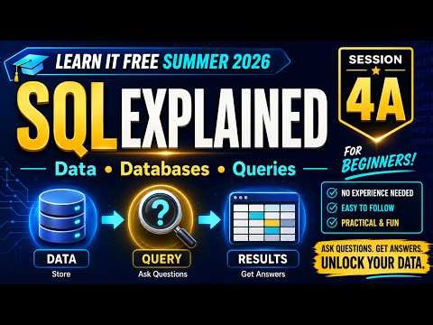 SQL in Plain English: Data, Databases & Simple Queries!