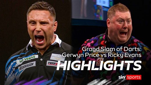 Grand Slam of Darts: Gerywn Price vs Ricky Evans highlights