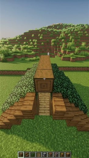 Minecraft Survival Tent Build Hack💀#minecraft #shorts