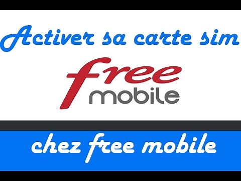 Activate your Free mobile SIM card