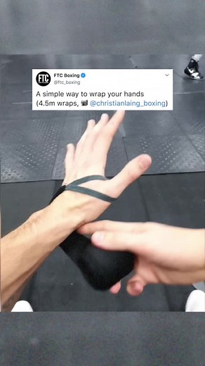 Make sure to save this - simple and effective! 🥊 #FTCBoxing #boxingtips #handwraps #boxingwraps #boxingtechnique #boxingtraining #boxingworkout