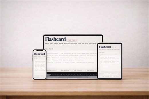 DIY HTML Flashcard Creator Template | Interactive Study Tool for Students & Teachers | Custom Digital Flashcards - Etsy