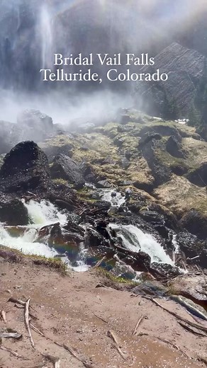 The tallest free-falling waterfall in Colorado #colorado #waterfalls #waterfallhike | Cody & Kellie