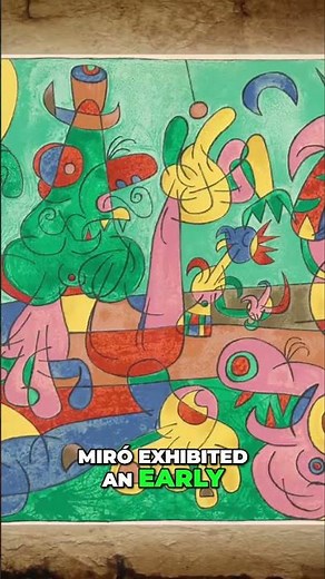 Joan Miró: Early Life, Education, and Artistic Journey #shorts