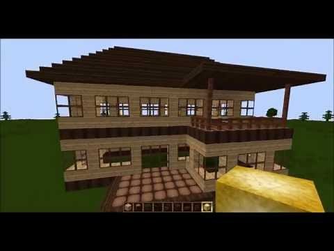 Minecraft Tutorial - How to Build a Beautiful House (Part 1 - Shell)