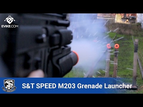 S&T SPEED 40mm M203 Airsoft Grenade Launcher - Airsoft Evike.com
