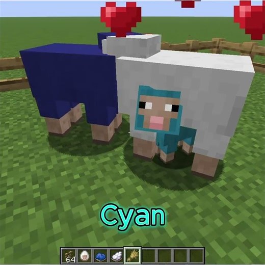 Minecraft sheep color mixing PT-4 #deku