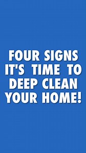 Is your home in need of a deep clean? Here are four signs that it might be time to give your home a little extra TLC. | The Cleaning Authority