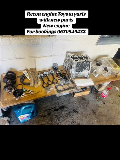 Toyota Yaris Recon Engine with New Parts Available