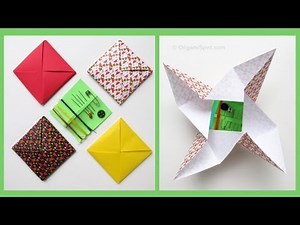 How to Make a Traditional Origami Envelope