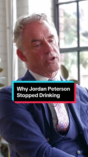Why Jordan Peterson Stopped Drinking #drinking #lifelessons #jordanpeterson