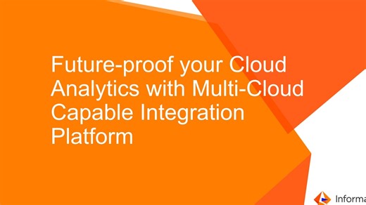 通过多云兼容集成平台为您的云分析打造未来保障