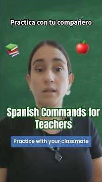 Spanish Commands for Teachers: -CAR Verb Classroom Commands