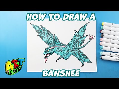 How to Draw a Banshee from Avatar 2