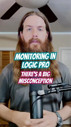 How to hear your mic or instrument in Logic Pro #musicproducer #logicprox