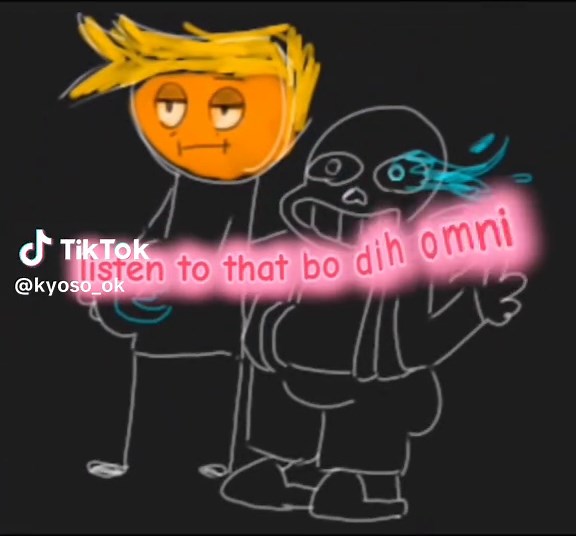 Cute Undertale Characters: Sange and Sans Ship