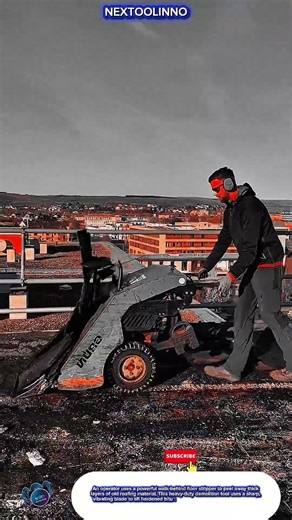Automatic Machine Roof Stripper for Fast and Efficient Building Renovation