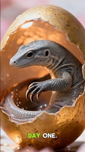 Birth of the Komodo #shorts